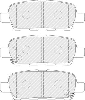 Ferodo FDB4756 - Тормозные колодки, дисковые, комплект autosila-amz.com