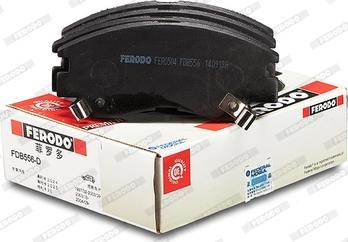 Ferodo FDB556-D - Тормозные колодки, дисковые, комплект autosila-amz.com