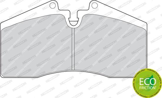 Ferodo FDB560 - Тормозные колодки, дисковые, комплект autosila-amz.com