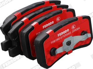 Ferodo FDB1992-S - Тормозные колодки, дисковые, комплект autosila-amz.com