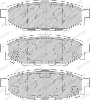 Ferodo FDB1947-D - Тормозные колодки, дисковые, комплект autosila-amz.com