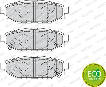 Ferodo FDB1947 - Тормозные колодки, дисковые, комплект autosila-amz.com