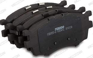 Ferodo FDB1955-D - Тормозные колодки, дисковые, комплект autosila-amz.com