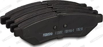 Ferodo FDB1986-D - Тормозные колодки, дисковые, комплект autosila-amz.com
