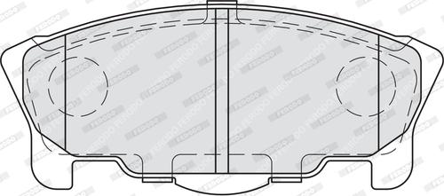 Ferodo FDB1987 - Тормозные колодки, дисковые, комплект autosila-amz.com