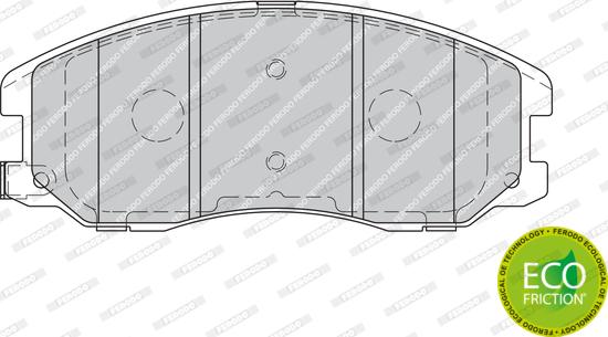 Ferodo FDB1934 - Тормозные колодки, дисковые, комплект autosila-amz.com