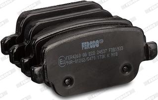 Ferodo FDB1933 - Колодки тормозные FORD GALAXY/MONDEO/S-MAX/VOLVO S80/XC70/FREELANDER 06- задние autosila-amz.com