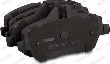 Ferodo FDB1974-D - Тормозные колодки, дисковые, комплект autosila-amz.com