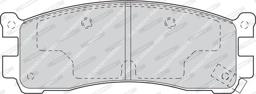 Ferodo FDB1446 - Тормозные колодки, дисковые, комплект autosila-amz.com