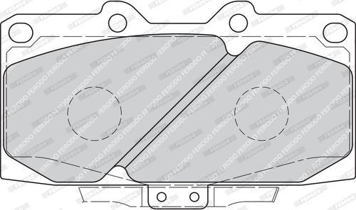 Ferodo FDB1433 - Тормозные колодки, дисковые, комплект autosila-amz.com