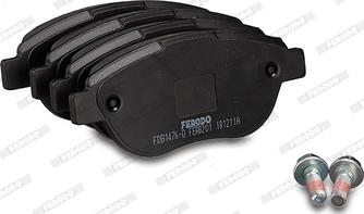 Ferodo FDB1476-D - Тормозные колодки, дисковые, комплект autosila-amz.com