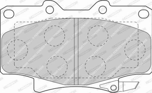 Ferodo FDB1502-D - Тормозные колодки, дисковые, комплект autosila-amz.com