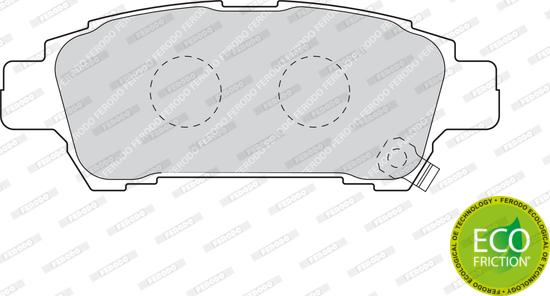 Ferodo FDB1530 - Колодки торм.диск. Avensis Verso 01- autosila-amz.com