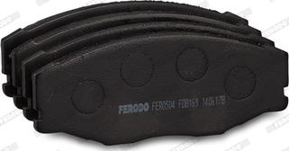 Ferodo FDB169-D - Тормозные колодки, дисковые, комплект autosila-amz.com