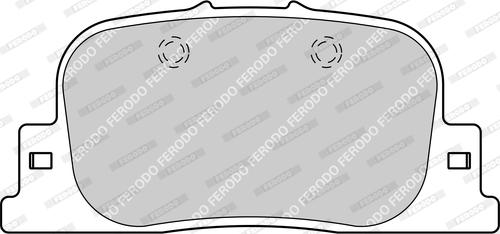 Ferodo FDB1686-D - Тормозные колодки, дисковые, комплект autosila-amz.com