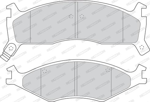 Ferodo FDB1034 - Тормозные колодки, дисковые, комплект autosila-amz.com