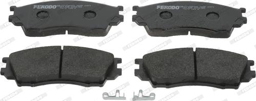 Ferodo FDB1025 - Тормозные колодки, дисковые, комплект autosila-amz.com