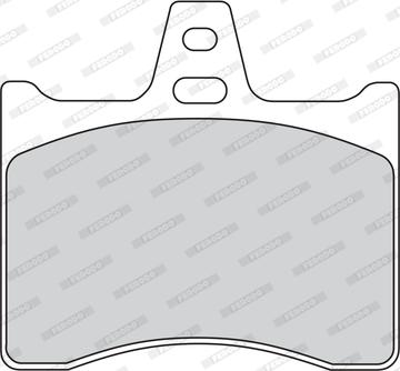 Ferodo FDB1070 - Тормозные колодки, дисковые, комплект autosila-amz.com