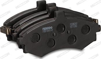 Ferodo FDB1840-D - Тормозные колодки, дисковые, комплект autosila-amz.com