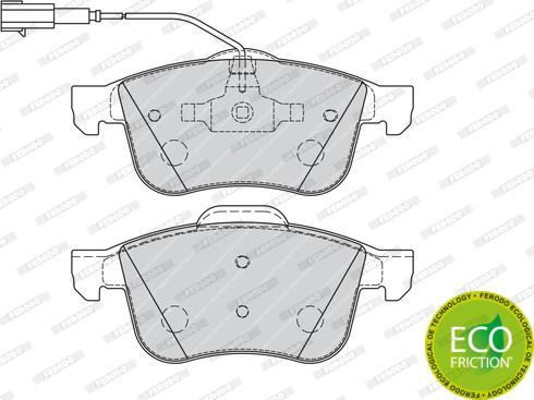 Ferodo FDB1805 - Тормозные колодки, дисковые, комплект autosila-amz.com