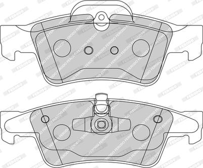 Ferodo FDB1831-D - Тормозные колодки, дисковые, комплект autosila-amz.com