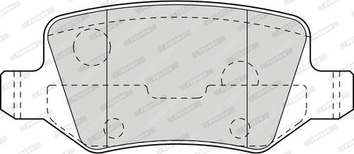 Ferodo FDB1358 - Тормозные колодки, дисковые, комплект autosila-amz.com