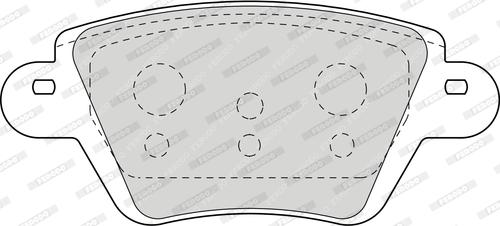 Ferodo FDB1380 - Тормозные колодки, дисковые, комплект autosila-amz.com