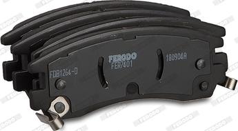 Ferodo FDB1264-D - Тормозные колодки, дисковые, комплект autosila-amz.com