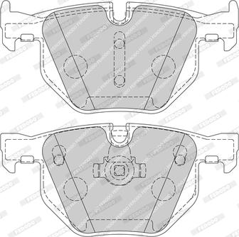 Ferodo FDB1748-D - Тормозные колодки, дисковые, комплект autosila-amz.com