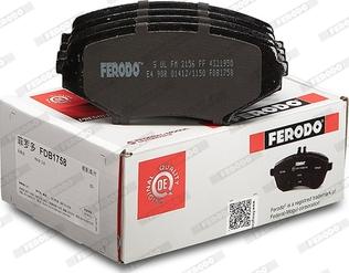 Ferodo FDB1758 - Колодки торм.дисковые autosila-amz.com