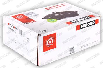 Ferodo FDB1706-D - Тормозные колодки, дисковые, комплект autosila-amz.com