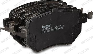 Ferodo FDB1786 - Колодки тормозные передние FERODO FDB1786 autosila-amz.com
