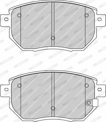 Ferodo FDB1786 - GDB3416=985 02 !колодки дисковые п.\ Nissan Murano 3.5 4WD 05>, Subaru Forester SG 2.0 02> autosila-amz.com