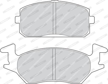 Ferodo FDB849 - Тормозные колодки, дисковые, комплект autosila-amz.com