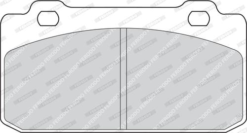 Ferodo FDB349 - Тормозные колодки, дисковые, комплект autosila-amz.com