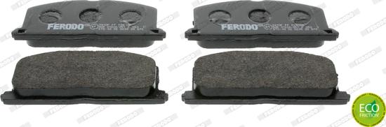 Ferodo FDB308 - Тормозные колодки, дисковые, комплект autosila-amz.com