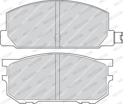 Ferodo FDB219 - Тормозные колодки, дисковые, комплект autosila-amz.com