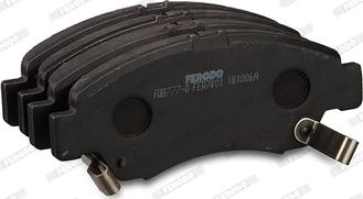 Ferodo FDB777-D - Тормозные колодки, дисковые, комплект autosila-amz.com