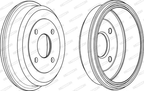 Ferodo FDR329198 - Барабан торм autosila-amz.com