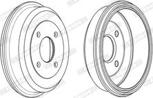 Ferodo FDR329198 - Барабан торм autosila-amz.com