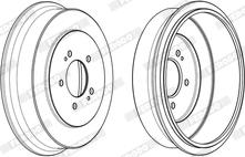 Ferodo FDR329334 - Барабан торм autosila-amz.com