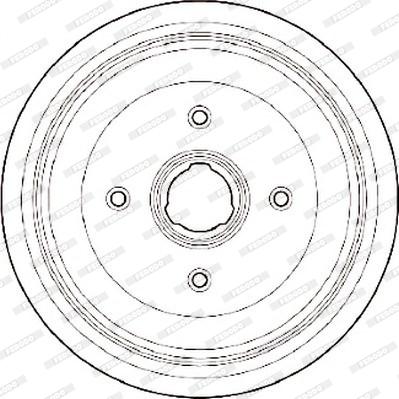 Ferodo FDR329229 - Барабан торм autosila-amz.com