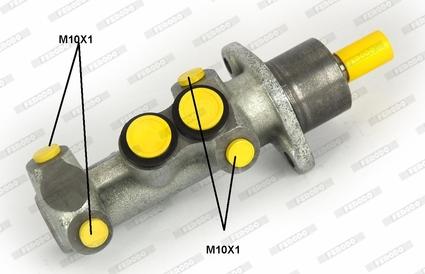 Ferodo FHM662 - Главный тормозной цилиндр autosila-amz.com