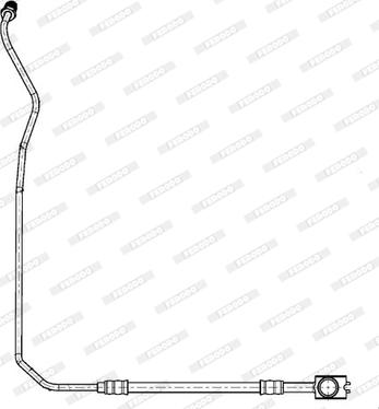 Ferodo FHY3066 - Тормозной шланг autosila-amz.com