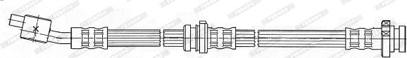 Ferodo FHY3109 - Тормозной шланг autosila-amz.com