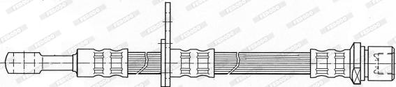 Ferodo FHY3104 - Тормозной шланг autosila-amz.com