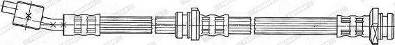 Ferodo FHY3108 - Тормозной шланг autosila-amz.com