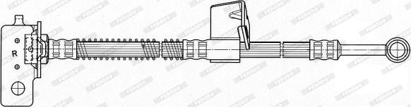 Ferodo FHY3121 - Тормозной шланг autosila-amz.com