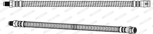 Ferodo FHY3236 - Тормозной шланг autosila-amz.com