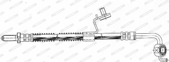 Ferodo FHY2425 - Тормозной шланг autosila-amz.com